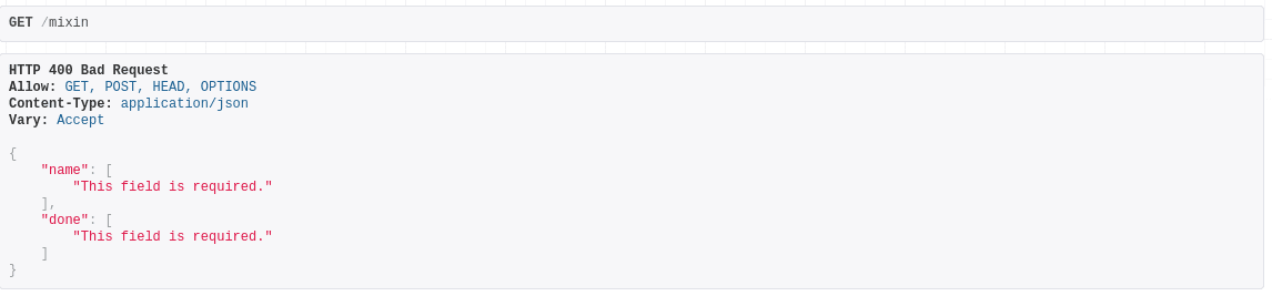 DRF Browsable API