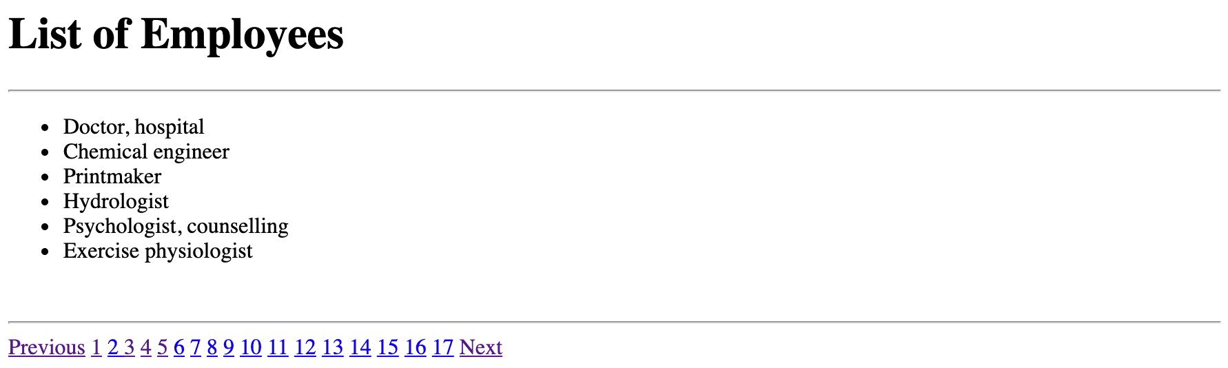 Pagination UI - second flavor