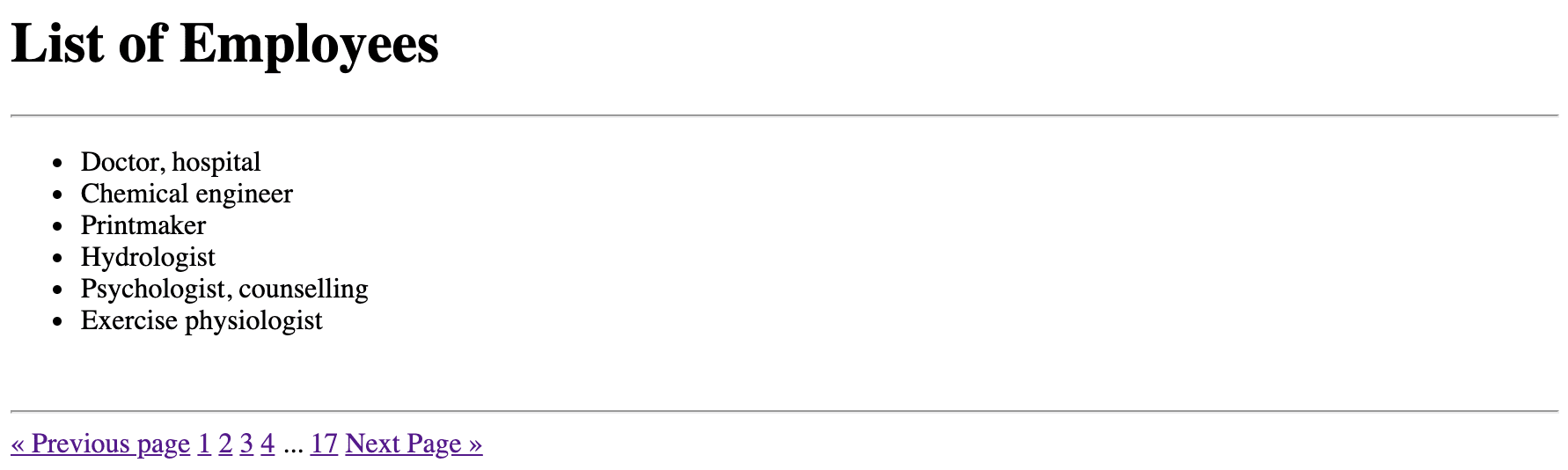 Pagination UI - third flavor