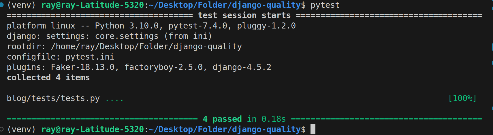 pytest-output