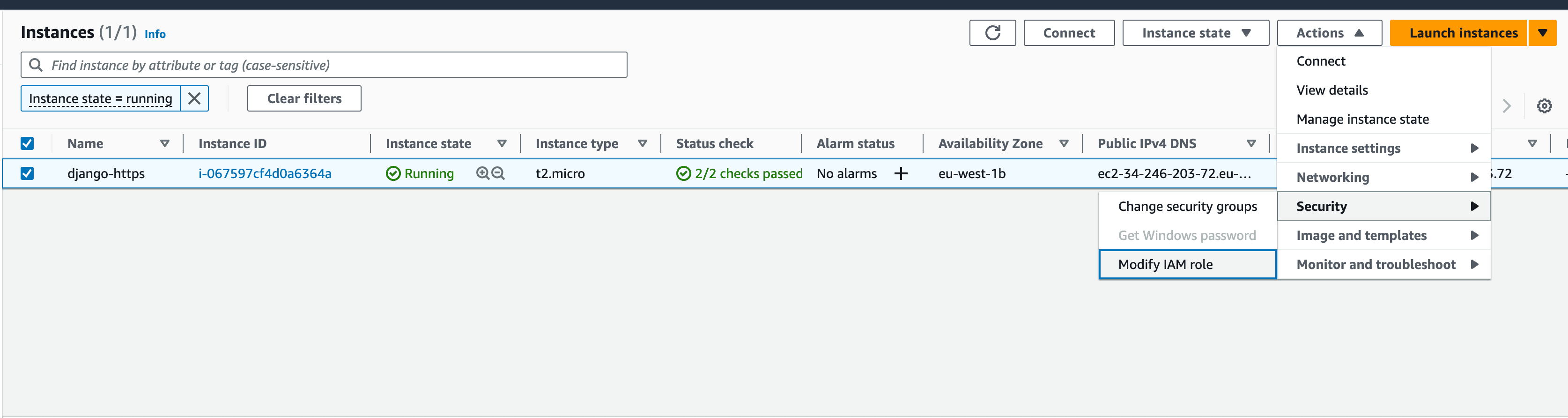EC2 Attach IAM Role