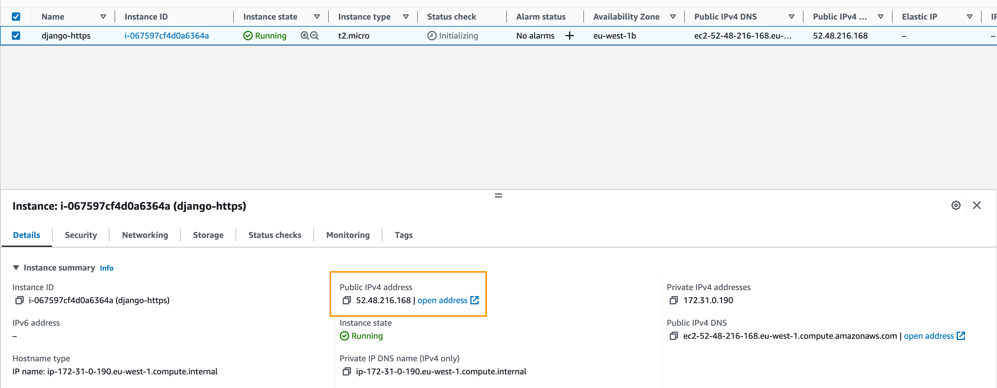 EC2 Public IP