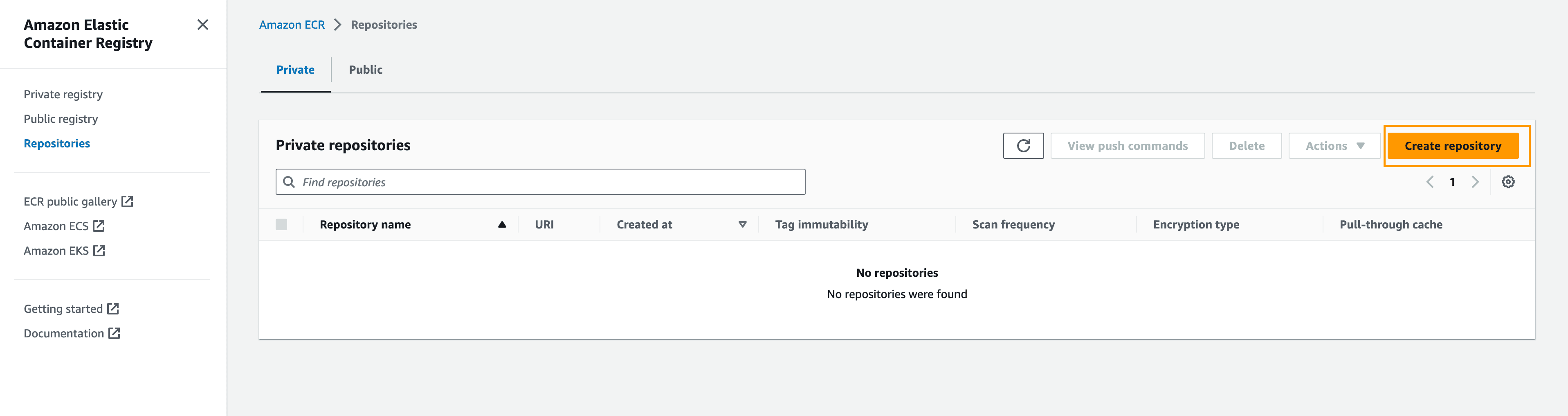 ECR Repositories