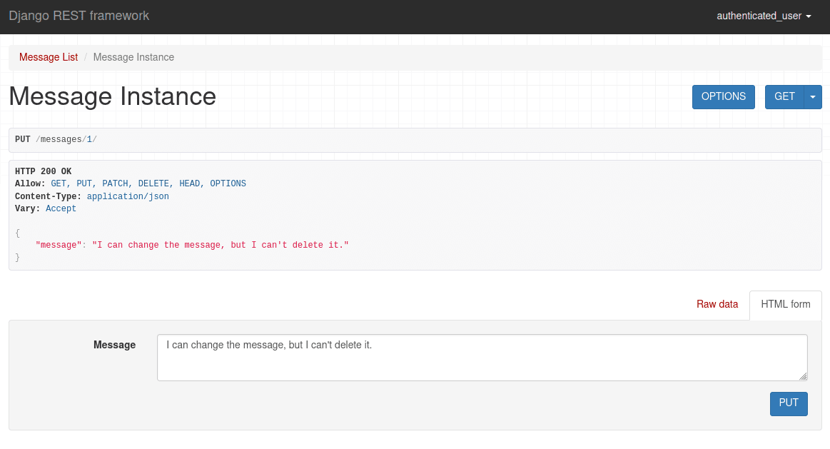 DRF Permissions Execution