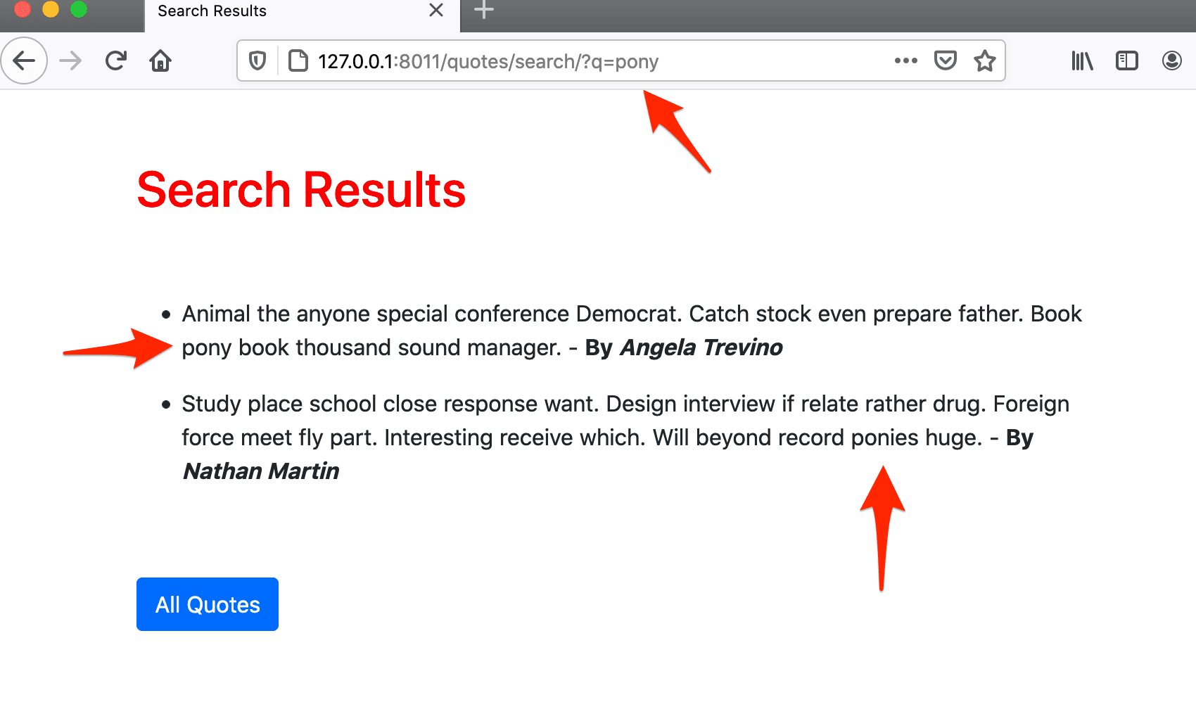 Search Page